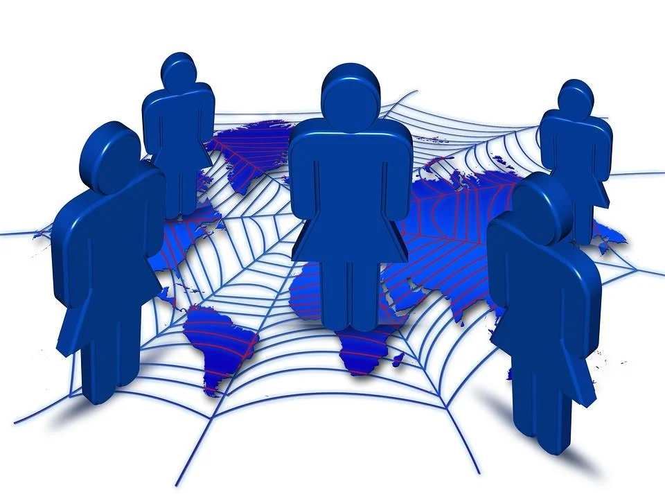 blue women